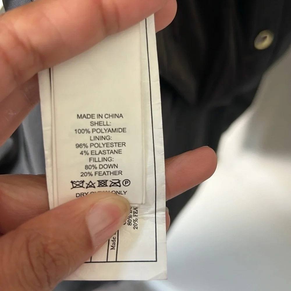 Kate Spade Peplum Puffer Jacket in Black - Picture 6 of 6